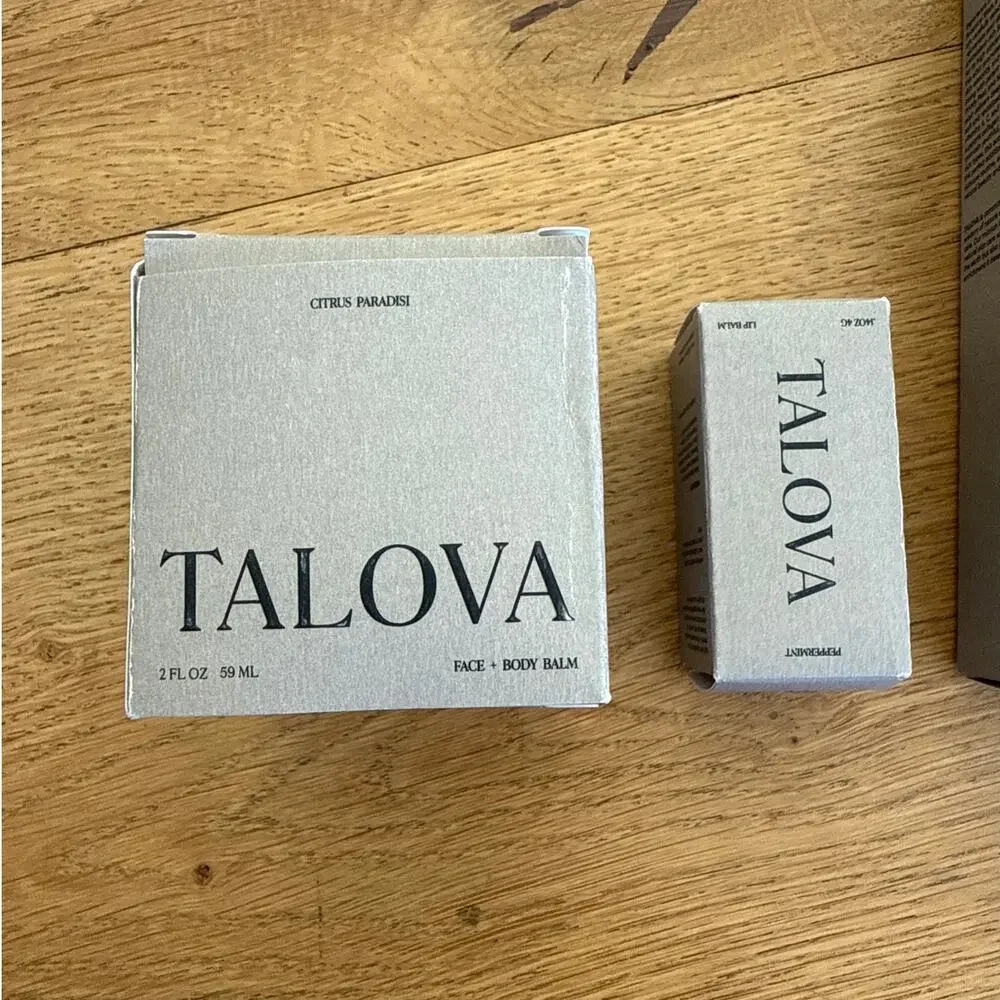 Talova Skincare Bundle for Face Body and Lips